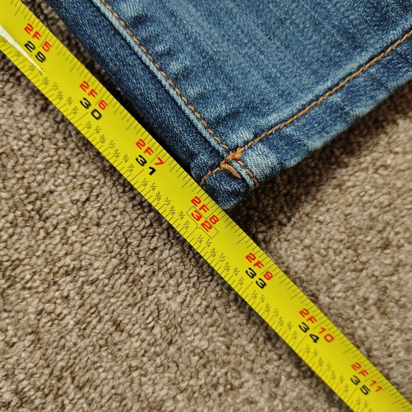 SEVEN7 Bootcut Jeans Women 12 Blue Stretch Cotton Blend Denim Mid Rise Casual - Picture 11 of 11